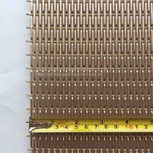 XY-1228P Coppper Color Aluminum Architectural Wire Mesh thumbnail-4