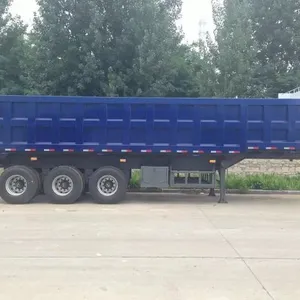 3 Axle 60 Tons Tipper Trailer for Sale thumbnail-1