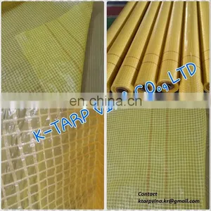 Leno PE Tarpaulin, Yellow Color With Micro Perforations for Waterproofing of Low-slope Roofing thumbnail-1