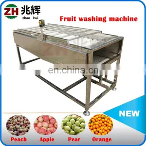 Commercial Sweet Potato Baby Carrot Tomato Onion Vegetable Orange Peach Apricot Blueberry Small Fruit Brush Washing Machine thumbnail-3