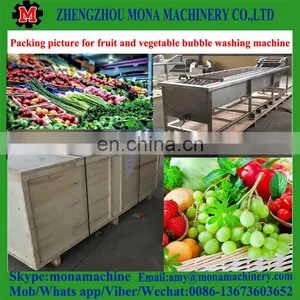 High Speed Ozone Sterilizing Vegetable Washing Machine / Bubble Fruit Washing Machine thumbnail-4
