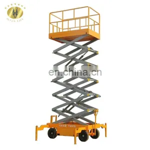7LSJY Shandong SevenLift 300kg Mobile Industrial Small Electric Scissor Plataforma Elevator Lift Table for Sale thumbnail-1