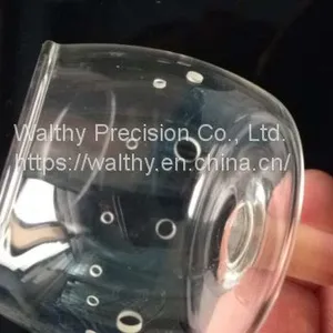 Glass/quartz/sapphire Parts, Substrate, via and Blind Holes Drilling, no Chipping Cut thumbnail-2