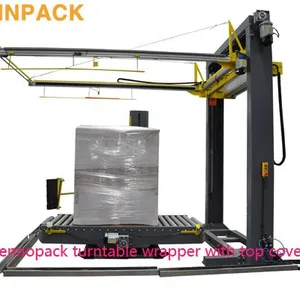 2019-hot-sale-fully-auto-conveyorized-turntable Pallet Stretch Wrapper thumbnail-1