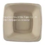 Disposable Square Bowl: 24OZ Compostable Diamond Collection SS-SDPT824B thumbnail-3