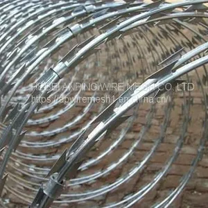 China ANPING Manufacturer Razor Wire Protective Net thumbnail-2