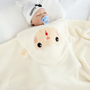 Multi-function Hooded Baby Bath Towel Cartoon Pattern thumbnail-2