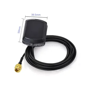 Active GPS GLONASS Antenna Tracking Ceramic Patch Magnetic Base Chip Receiver thumbnail-1