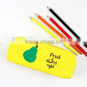 Popular Manufactory Price Silicone Square Zippered Pencil Case For Kids thumbnail-6