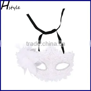 2016 PVC Funny Masquerade Party Mask With Flower MJA177 thumbnail-1