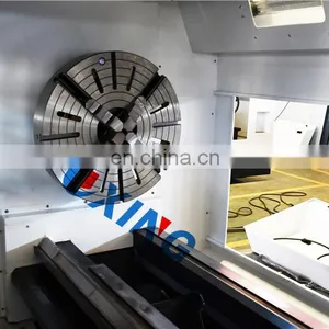 Hard Guide Way Heavy Duty Auto Flat Bed Torno Parallel Cnc Lathe Machine Machinery With Big Spindle Bore Made in China thumbnail-4