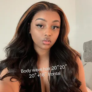 KHH 150% 180% Density HD Full Lace Human Hair Wigs For Black Women,Wholesale Brazilian Virgin Hair Transparent Lace Front Wig thumbnail-1