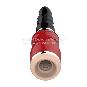 Ergonomics Masturbator Cup With 10 Frequency Vibration for Male Blowjop Machine for Men thumbnail-3