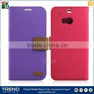 for HTC M8 China Supplier Wallet Leather Flip Cover Case thumbnail-2