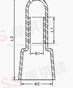 High Quality FCE1 Closed End Crimp Terminal Connector Closed End Connectors thumbnail-1
