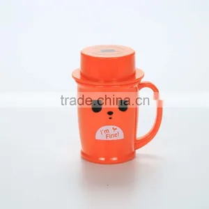 Reusable Cartoon Plastic Cups --Orange thumbnail-5