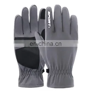 Warm Waterproof Windproof Motorbike Racing Gloves Touched Screen Winter Anti-Skid Bicycle Cycling Gloves thumbnail-1