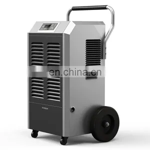Hot Design Deshumifier 128L/day With Big Wheels Small Space Bedroom Office High Capacity Dehumidifier thumbnail-1