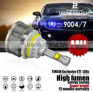 2015 Brand New Without Fan Led Auto Head Lamp 9004 Hi/Lo Beam thumbnail-1