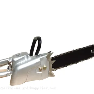 Pneumatic Chain Saw for Cutting Plastic Resin Agglomerates in Petrochemical Polyolefin Plants thumbnail-1