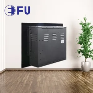 2000W Decor Fireplace Electric Heater Glass Panel Electric Heating Heaters thumbnail-4