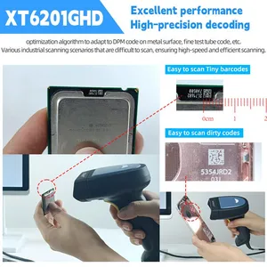 XT6201GHD XTIOT Laser Lettering DPM Code Reader DPM Code Reading 2D Data Matrix Code Reader thumbnail-1