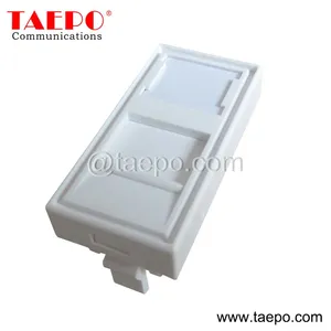Sample Free 1 Port French Styple Network Faceplate Insert for Keystone Jack From China Factory TAEPO thumbnail-1