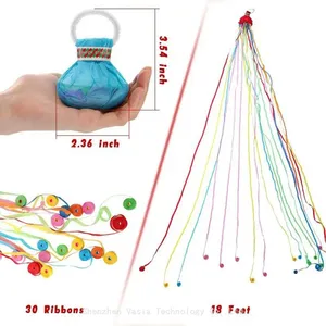 Colorful No-Mess Hand Throw Streamers - Confetti Poppers for Festivals & Graduation Parties thumbnail-1