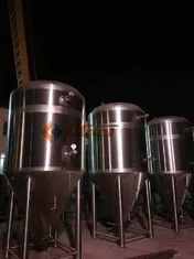 Vertical Jacketed Fermentation Tank Bright Beer Conical Beer Fermenter 3000L thumbnail-1