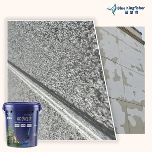 Blue Kingfisher Liquid Granite Stone-Like Paint - Natural Texture, Cost-Effective, Sufficient Stock thumbnail-4