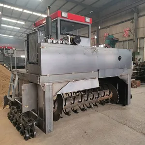 PanQi Organic Fertilizer Composting Machine Eco-Friendly Motor-Driven 380V High Productivity Farm Use thumbnail-2