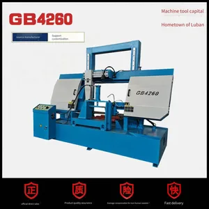 the Capital of Machine Tools, Band Saw Machine Gb4260, Hydraulic Automatic Tensioning, Cnc Saw Machine, Rebar Saw Machine thumbnail-1