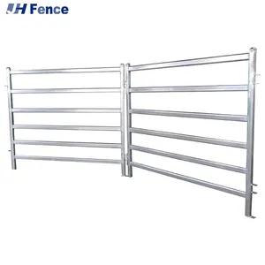 Manufacturer Powder Coated Galvanized Cattle Panel Livestock Farm Gate Easily Assembled thumbnail-1
