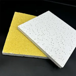 Sound Absorbing Mineral Fiber Suspended Ceiling - Acoustic Wool Panels for Offices thumbnail-5