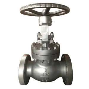 ANSI 150LB DN50 -DN300 Stainless Steel/A216 Wcb API ANSI 300lb Flange Globe Valve thumbnail-1