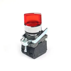 5A 250V AC Spring Rebound Push Button Switch With LED Light Source thumbnail-3