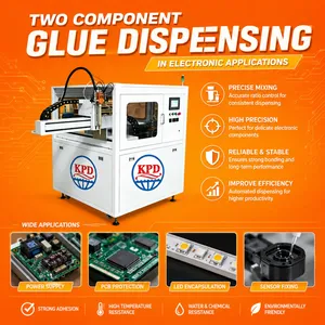 Two-Component Polyurethane Potting Adhesive Glue Dispensing Machinne Meter Mix Dispenser for New Energy Battery Potting / Charging Pile Potting thumbnail-2