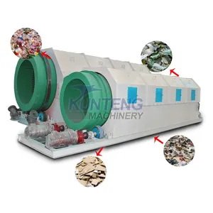 Mixed Waste Sorting Equipment Industrial Solid Waste Drum Screening Machine EPC thumbnail-1