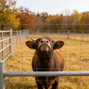 Poultry Husbandry Equipment High Tensile Steel Wholesale Galvanized High Tensile Livestock Fence thumbnail-5
