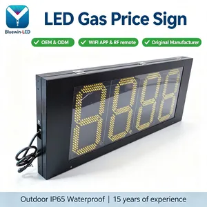 Custom Size LED Gas Station Fuel Price Display OEM Manufacturer 7segment Digital Led Gas Price Sign thumbnail-3
