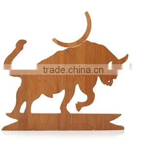 2016 Wooden Wine Rack, Wine Display Rack, Bamboo Wine Rack Wood thumbnail-3