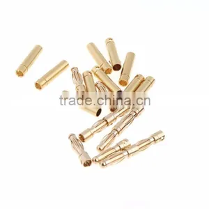 Bullet Banana Plug Connector Male Female for RC Motor ESC Battery Part Gold Plated ARE4 thumbnail-4