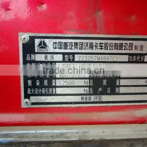 CNHTC HOWO Year 2011 25t Dump Truck Used Condition Howo 25t Tipper Second Hand Howo 8*2 10 Wheels Dump Truck thumbnail-2