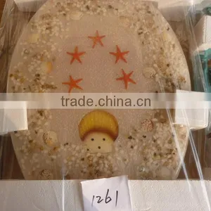 Bathroom Transparent Polyresin Toilet Seat Cover for thumbnail-1