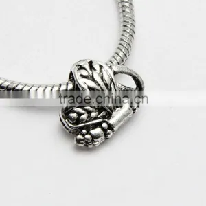 Creative Pdora Bracelet Accessories Anti-silver Large Hole Butterfly Shape Zinc Alloy Beads thumbnail-1