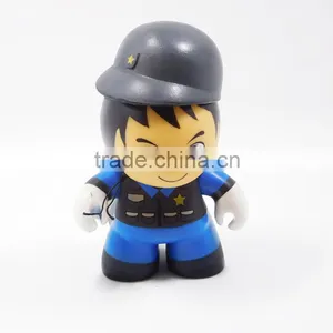 Plastic Human Figure Toy Crimey The Policeman Vinyl Figure Collection Toy thumbnail-1