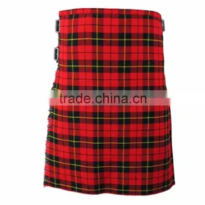 Scottish Wallac Tartan Casual Kilt Made Of Fine Quality Tartan Fabric thumbnail-1
