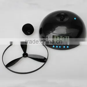 2016 Creative Flying Alarm Clock Crazy Annoying Loud Lazy Screw-Propeller Helicopter Style LED Digital Clock thumbnail-2