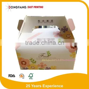 Disposable Paper Cupcake Packaging Box Instant Paper Cake Box thumbnail-1