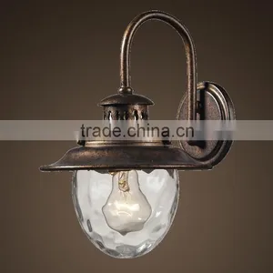 Hot Sale Garden Outdoor and Indoor Big Water Glass Bulb Decor Wall Light thumbnail-1